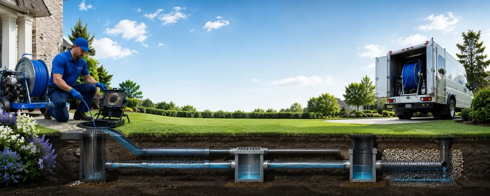Outdoor drain cleaning information for West Kingston, RI
